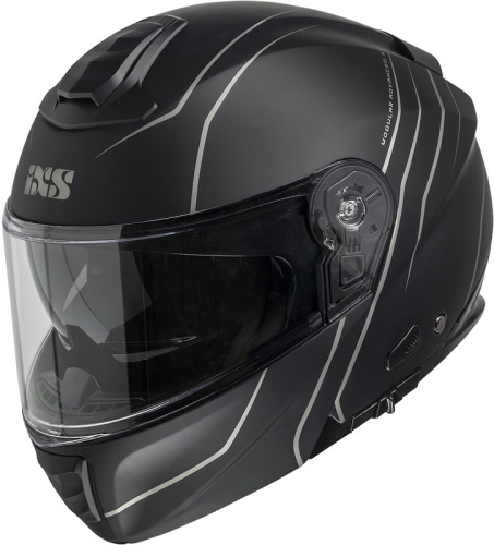 IXS Шлем модуляр iXS460 черный серый матовый в Волгограде