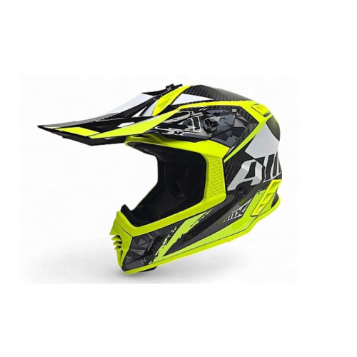 AiM Шлем RH855 Carbon Terrain Black/Yellow в Волгограде