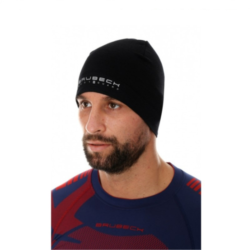 Brubeck Шапка шерстяная Active Wool Черная в Волгограде