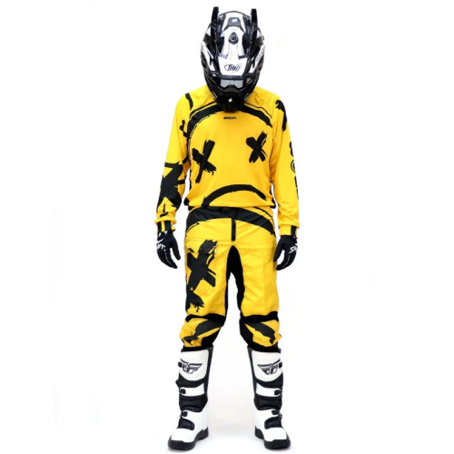 Grom Штаны кроссовые Sadman Yellow в Волгограде