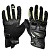 Sweep Перчатки кожаные+текстиль Hammer Black/Yellow в Волгограде