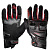 Sweep Перчатки кожаные+текстиль Hammer Black/Red в Волгограде