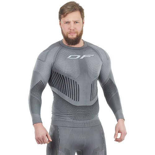 Dragonfly Термофутболка 3DThermo Grey с длинным рукавом в Волгограде