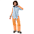 Dragonfly Комбинезон Gravity 2.0 Woman Light Blue - Mock Orange 2025 в Волгограде