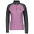 Scott Термокофта женская  Zip Defined Merino dark grey melange/cassis pink в Волгограде