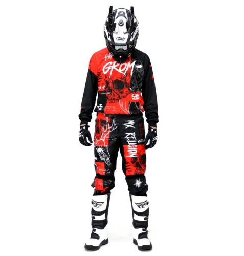 Grom Джерси + штаны MX Religion red в Волгограде
