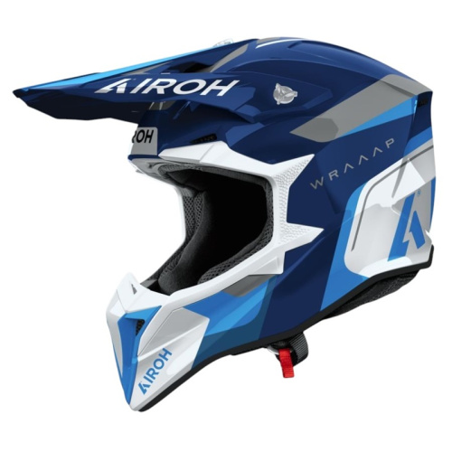Airoh Шлем Wraaap Conquer Blue Gloss в Волгограде