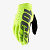 100% Мотоперчатки текстильные подростковые Brisker Youth Glove Fluo Yellow в Волгограде